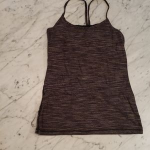 Gray Lululemon active tank top